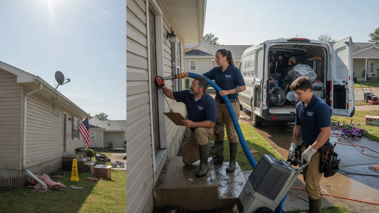 Ceiling Water Damage Restoration in Norris, IL near me
